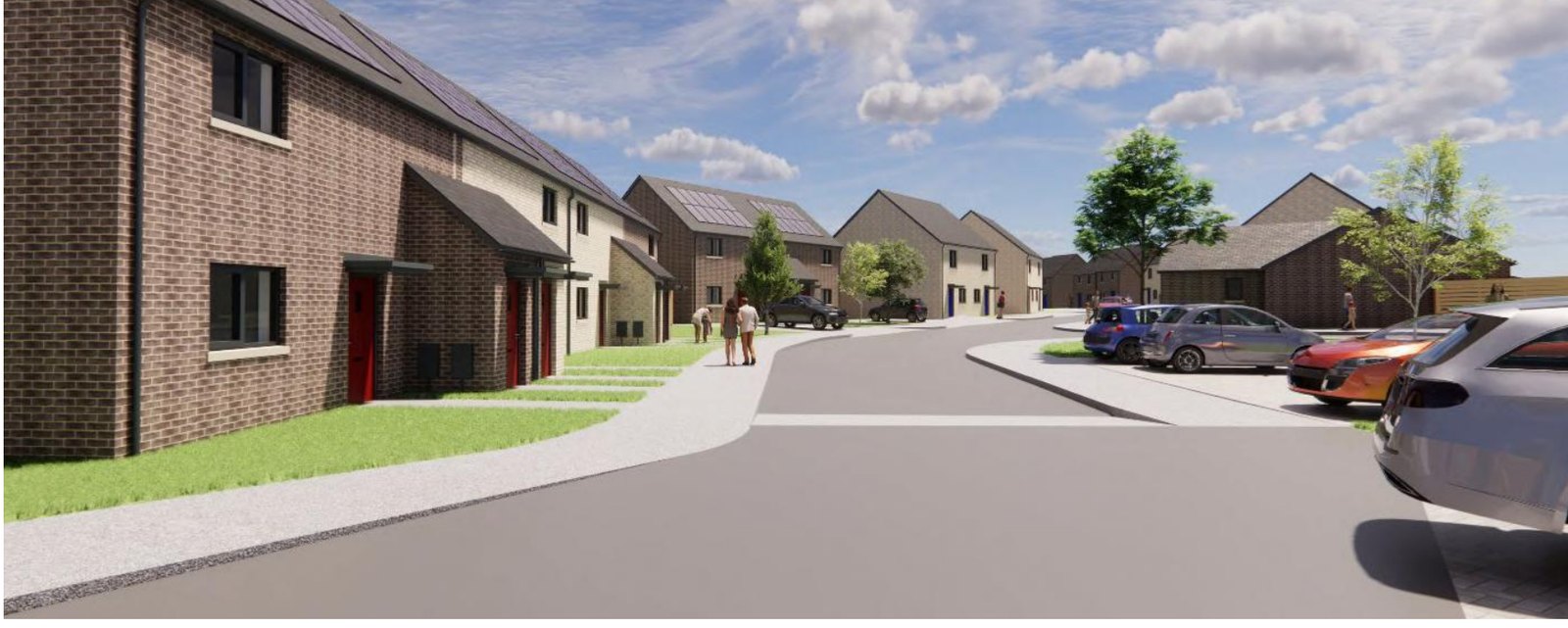 Proposed view of the southern part of Parc Emlyn Phase 2